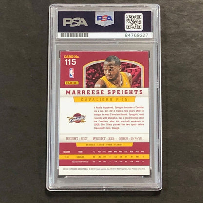 2012-13 Panini Basketball #115 Marreese Speights Signed Card AUTO 10 PSA Slabbed