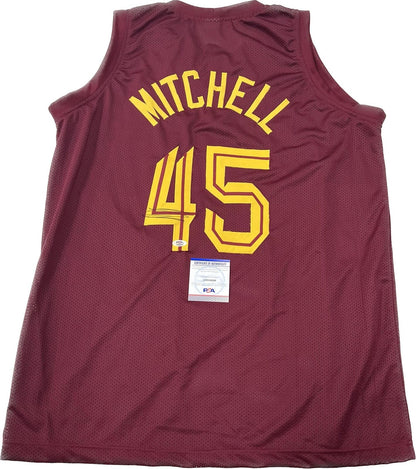 Donovan Mitchell signed jersey PSA/DNA Cleveland Cavaliers Autographed