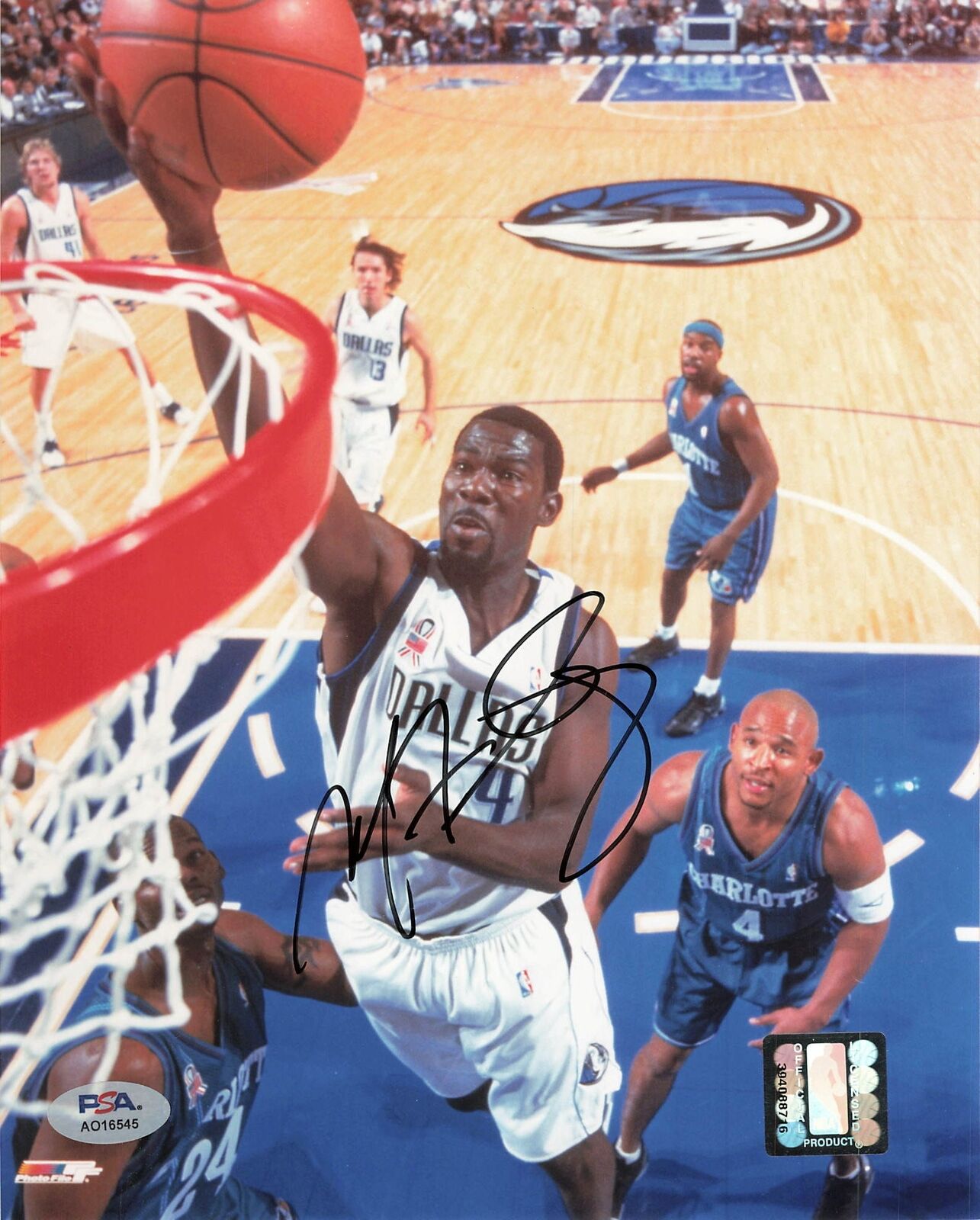 Michael Finley signed 8x10 photo PSA/DNA Dallas Mavericks Autographed