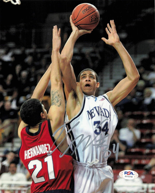 Javale McGee signed 8x10 photo PSA/DNA Nevada Wolf Pack Autographed