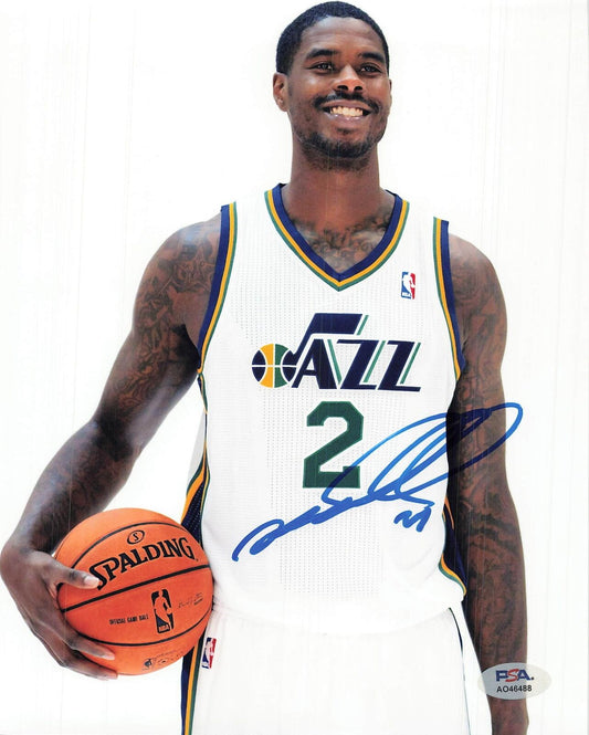 Marvin Williams Signed 8x10 photo PSA/DNA Autographed Basketball Utah Jazz