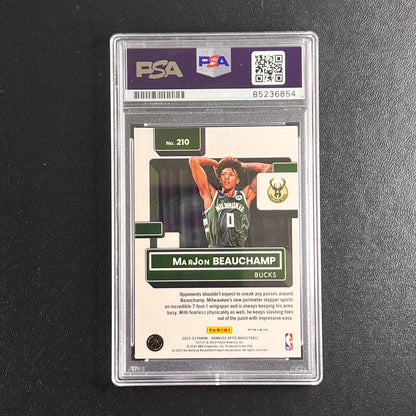 2022-23 Panini Donruss Optic #210 Marjon Beauchamp Signed Card AUTO PSA/DNA Slab