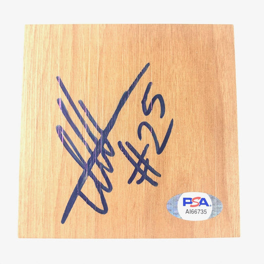 Timofey Mozgov Signed Floorboard PSA/DNA Autographed