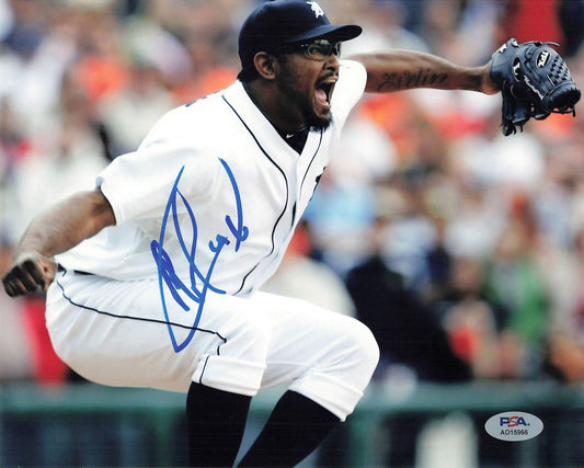 Jose Valverde signed 8x10 photo PSA/DNA Detroit Tigers Autographed