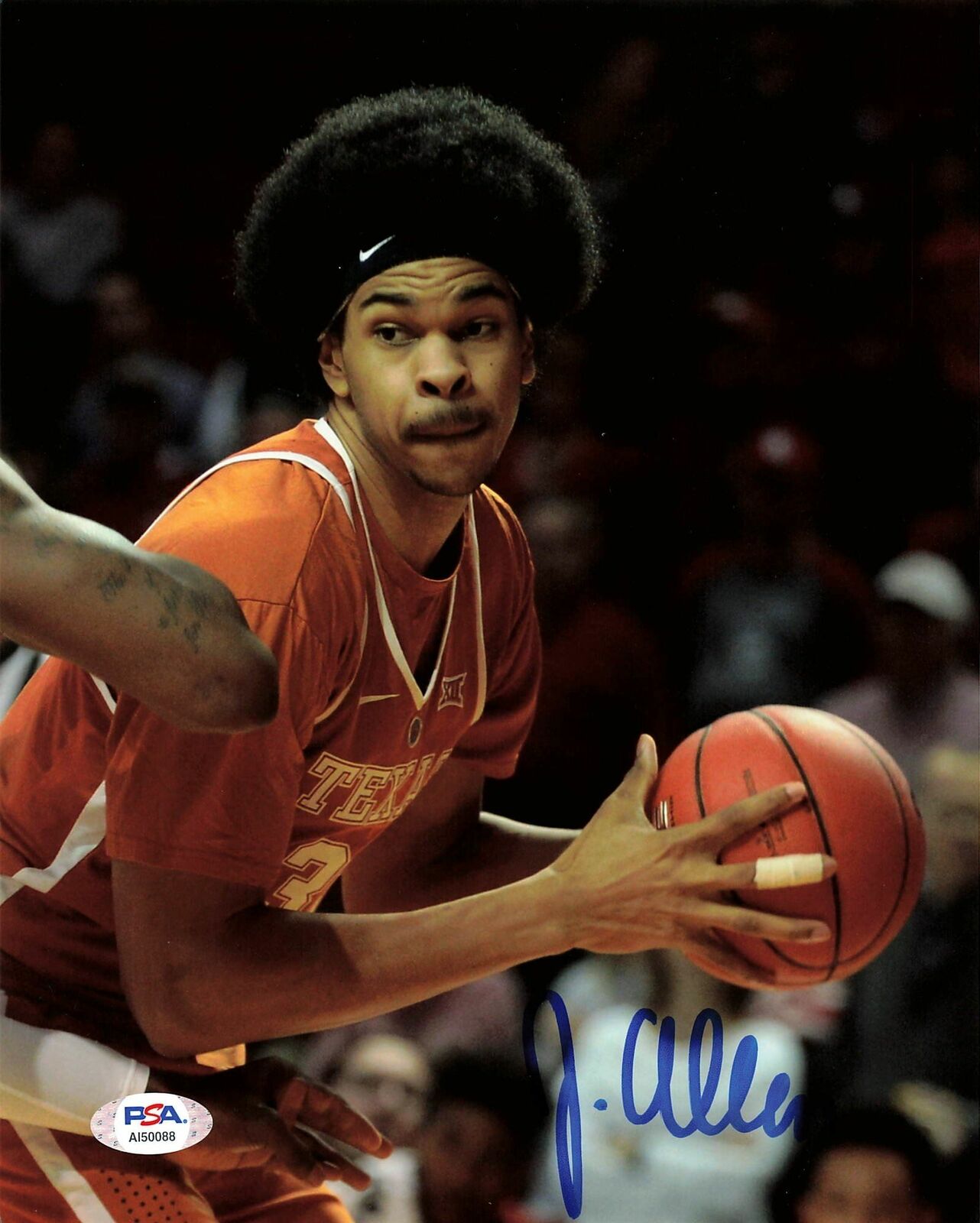 Jarrett Allen Signed 8x10 Photo PSA/DNA Texas Longhorns Autographed