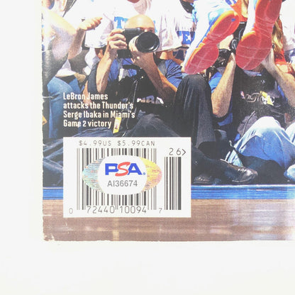 Serge Ibaka signed SI Magazine PSA/DNA Oklahoma City Thunder Autographed