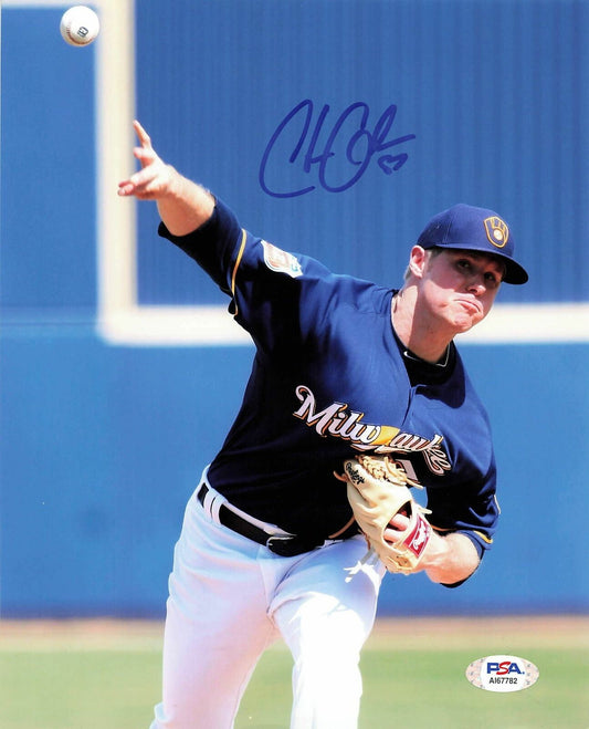 Chase Anderson signed 8x10 photo PSA/DNA Milwaukee Brewers Autographed