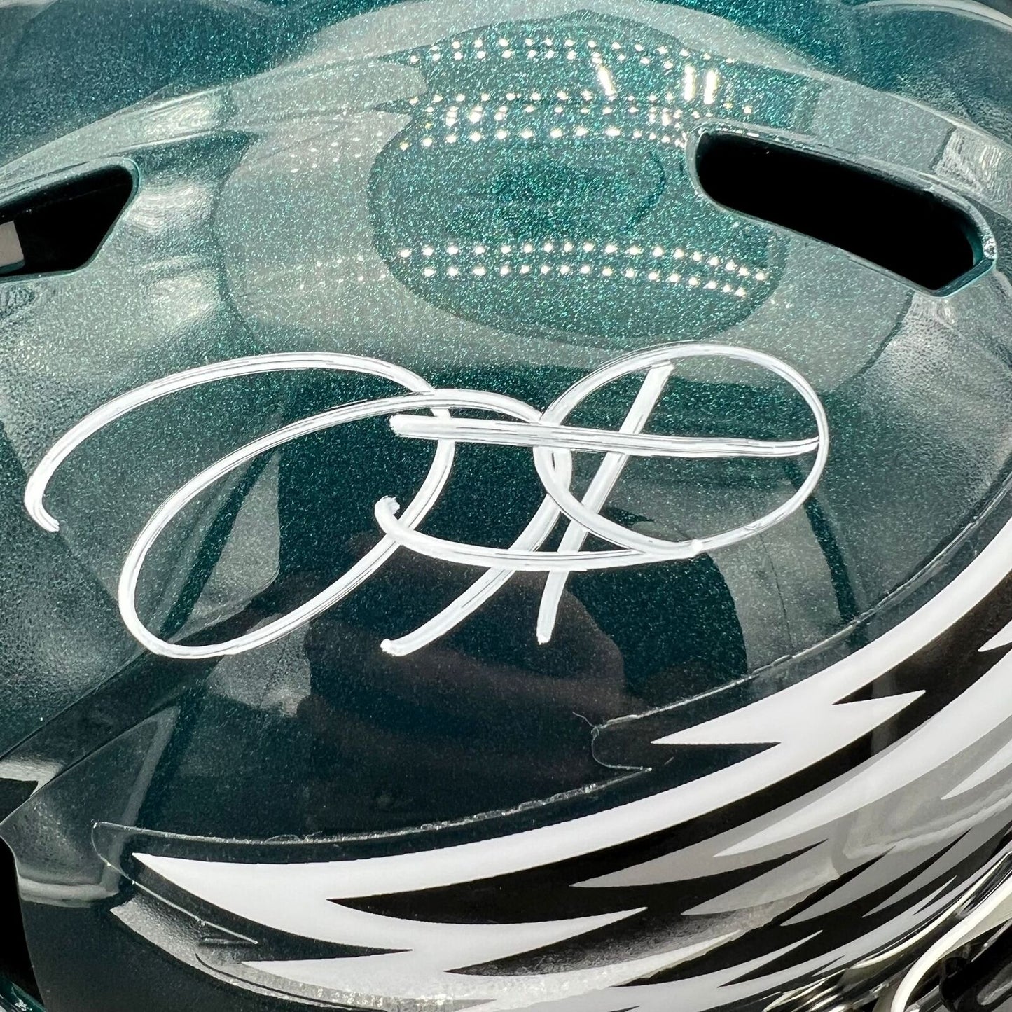 Jalen Hurts Signed Full Size Speed Helmet PSA/DNA Eagles Autographed