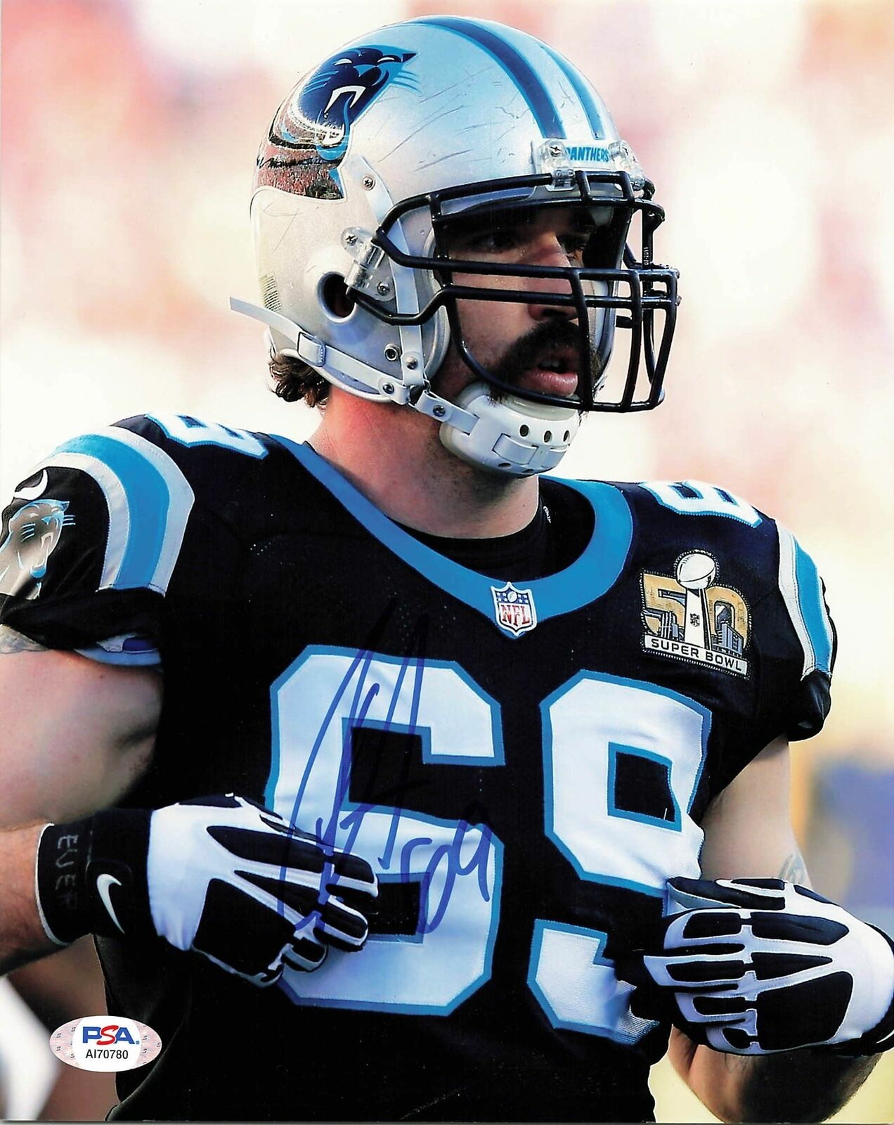 Jared Allen signed 8x10 photo PSA/DNA Carolina Panthers Autographed