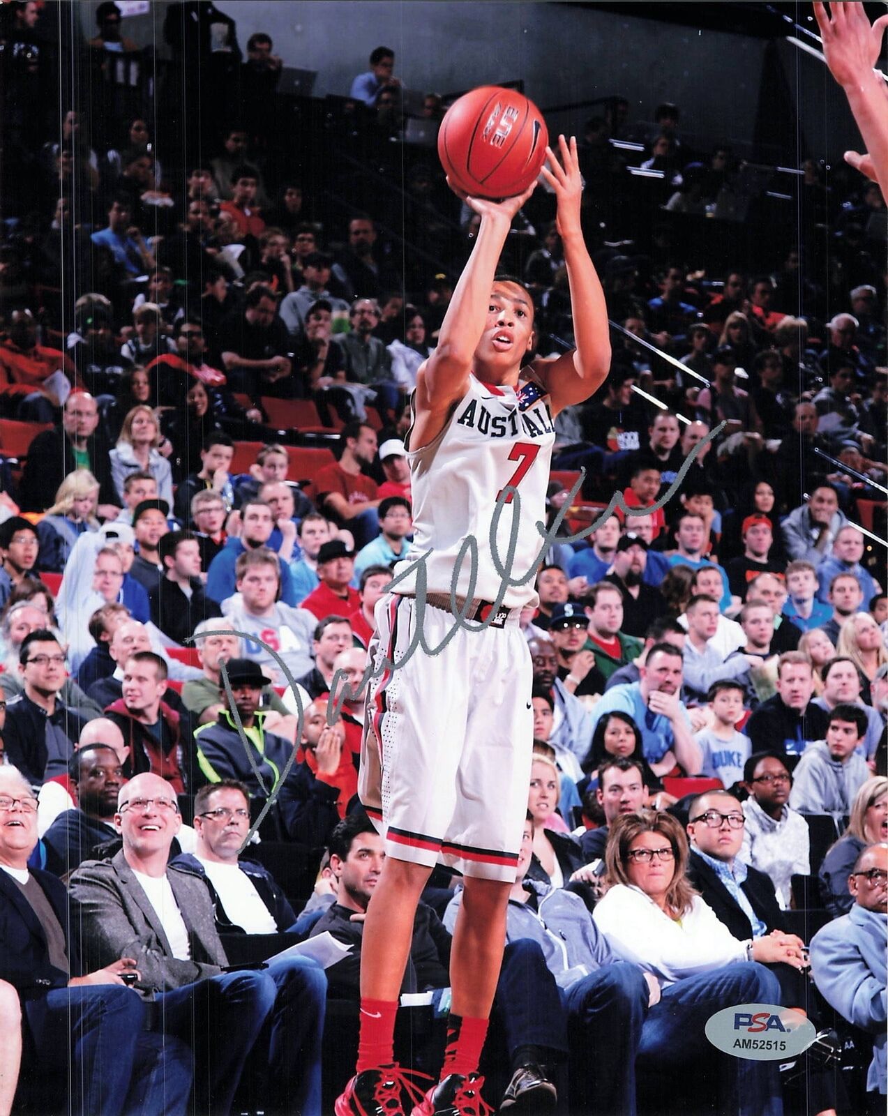 Dante Exum signed 8x10 photo PSA/DNA Utah Jazz Australia Autographed