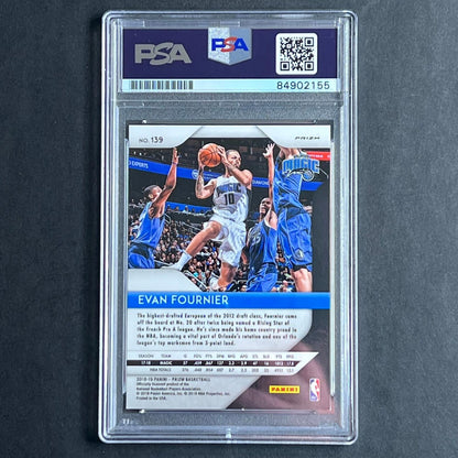 2018-19 Panini Prizm #139 EVAN FOURNIER Signed Card AUTO PSA Slabbed Magic