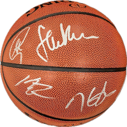 Warrior Greats signed Basketball PSA/DNA Warriors autographed