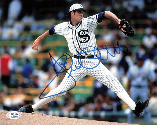 JACK McDOWELL signed 8x10 photo Chicago White Sox PSA/DNA Autographed