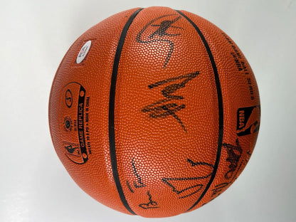 2016-17 Golden State Warriors Team signed Basketball PSA/DNA Warriors autographe