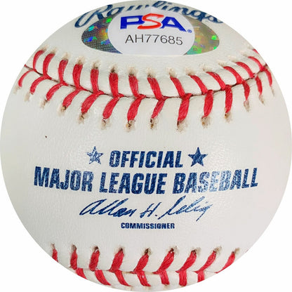 Dan Haren signed baseball PSA/DNA A's D-Backs autographed