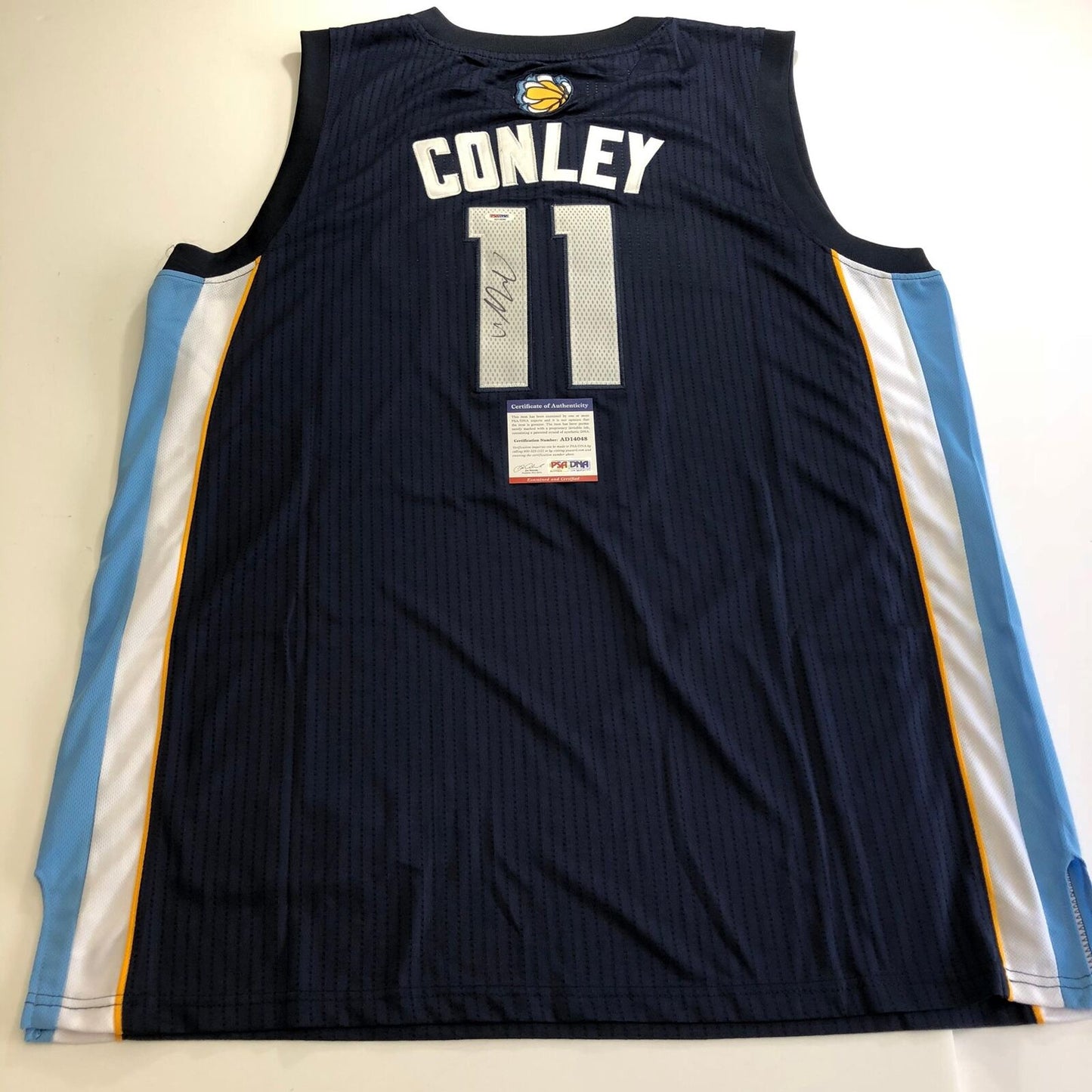 Mike Conley signed jersey PSA/DNA Memphis Grizzlies Autographed