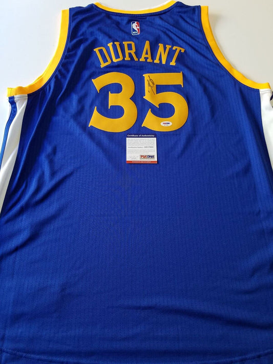 Kevin Durant signed jersey PSA/DNA Golden State Warriors Autographed