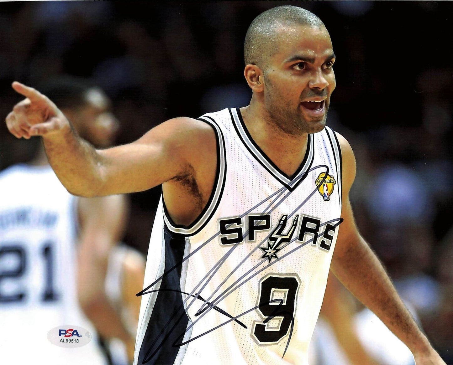 Tony Parker signed 8x10 photo PSA/DNA San Antonio Spurs Autographed