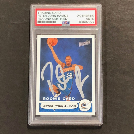 2004-05 Bazooka #211 Peter John Ramos Signed Card AUTO PSA Slabbed Wizards