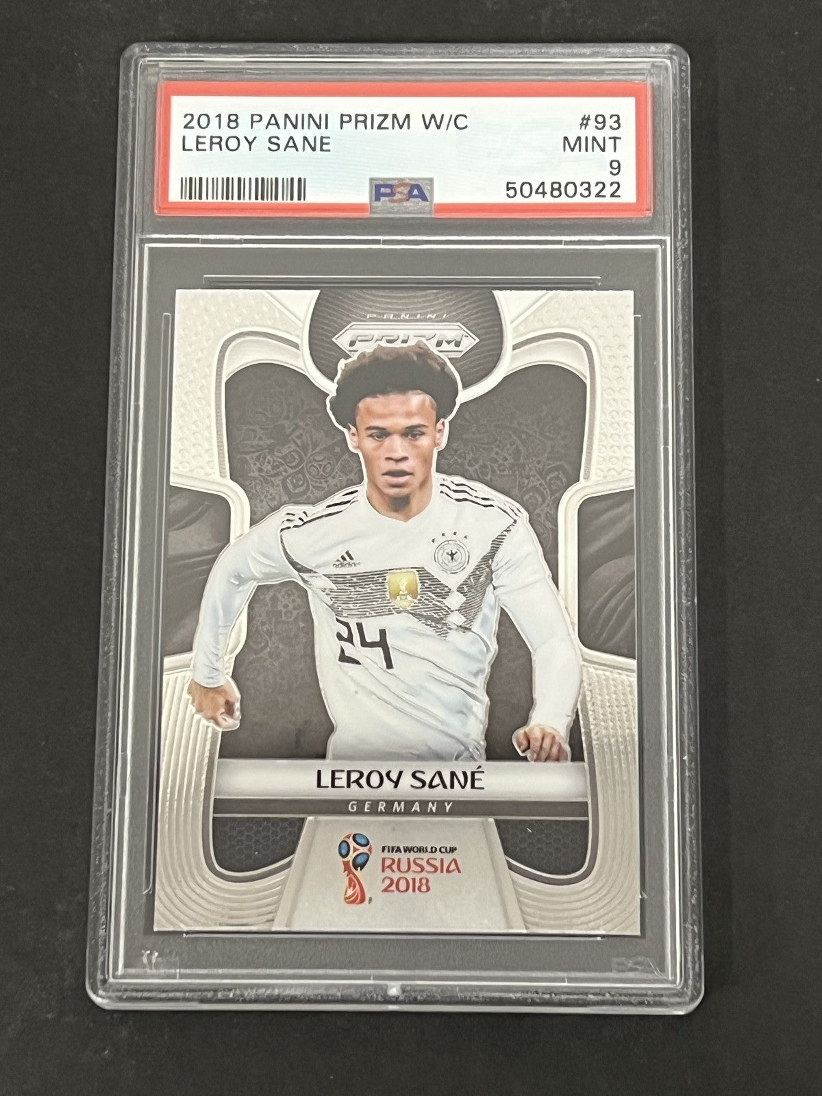 2018 Panini Prizm World Cup #93 Leroy Sane PSA 9