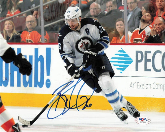 Blake Wheeler signed 8x10 photo PSA/DNA Winnipeg Jets Autographed