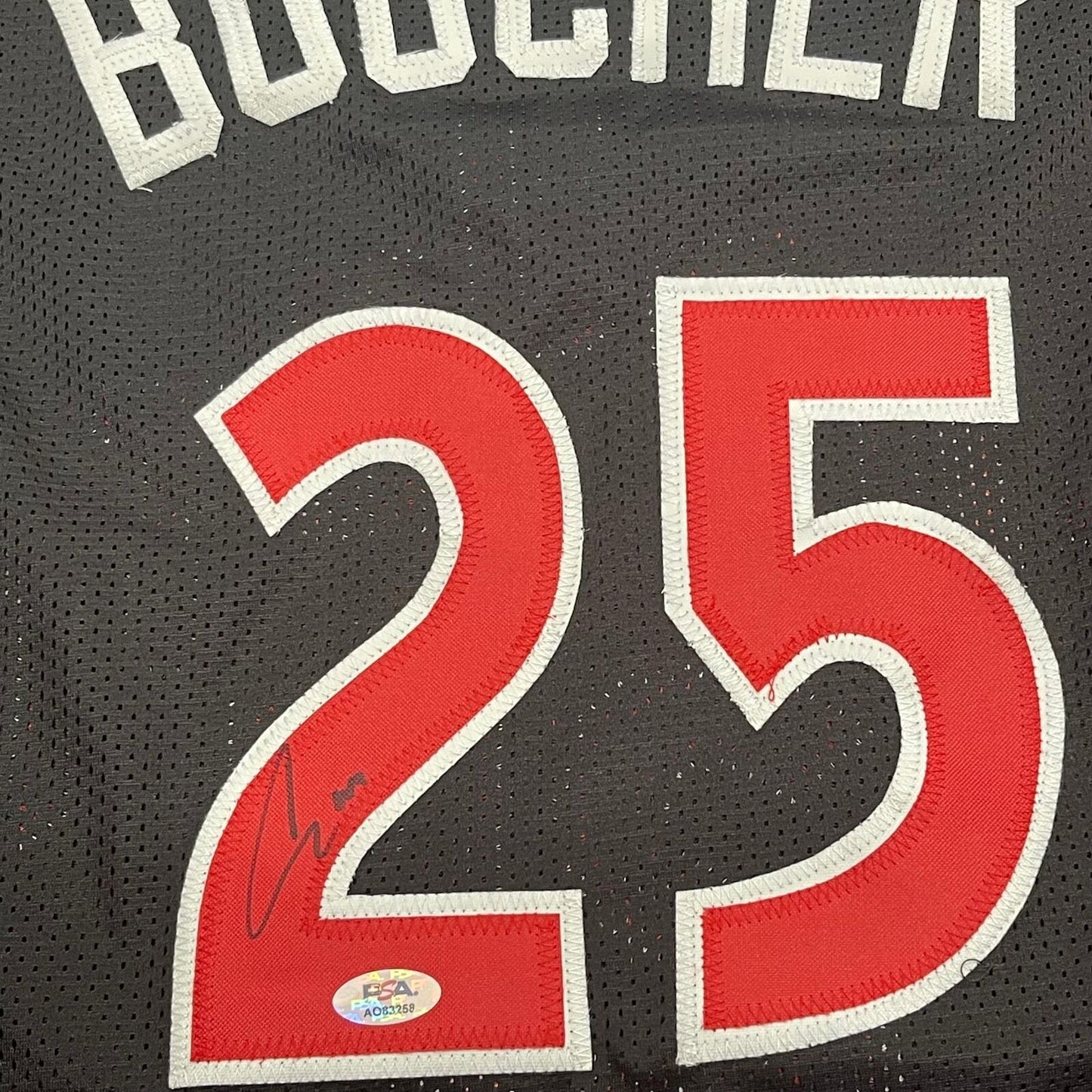 Chris Boucher signed jersey PSA/DNA Toronto Raptors Autographed