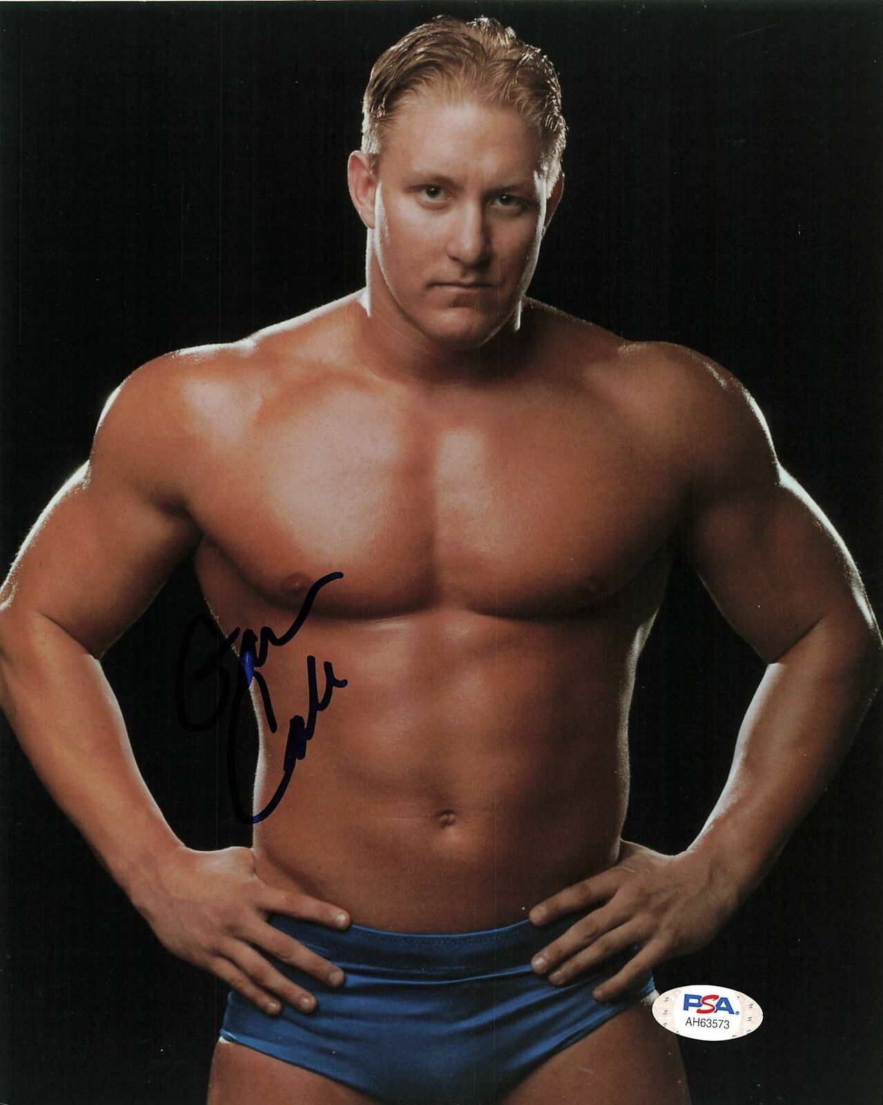 Garrisson Cade signed 8x10 photo PSA/DNA COA WWE Autographed Wrestling