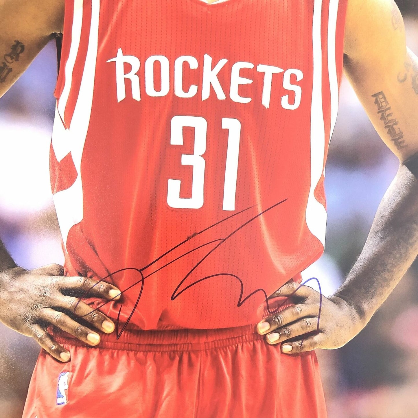 Jason Terry signed 11x14 photo PSA/DNA Houston Rockets Autographed