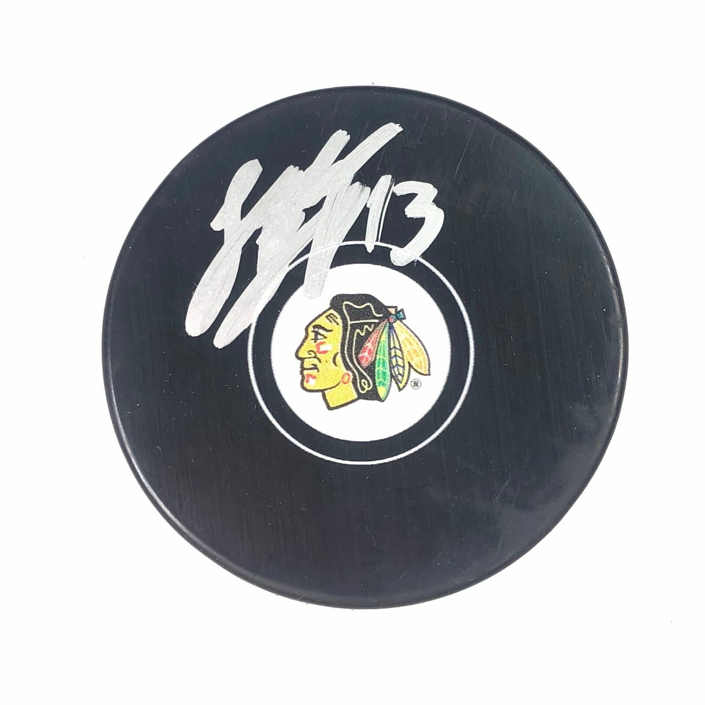 HENRIK BORGSTROM signed Hockey Puck PSA/DNA Chicago Blackhawks Autographed