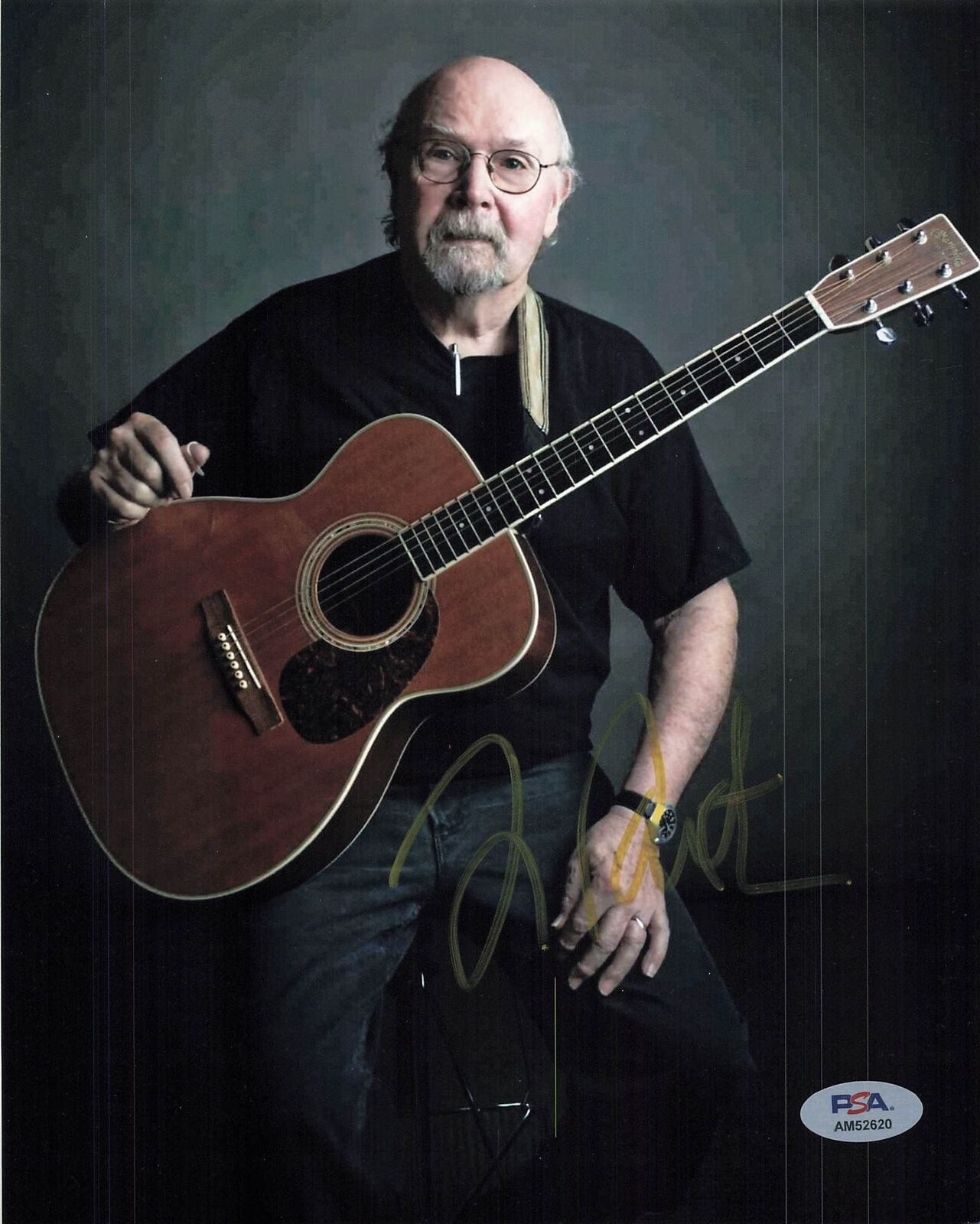 Tom Paxton signed 8x10 photo PSA/DNA Autographed