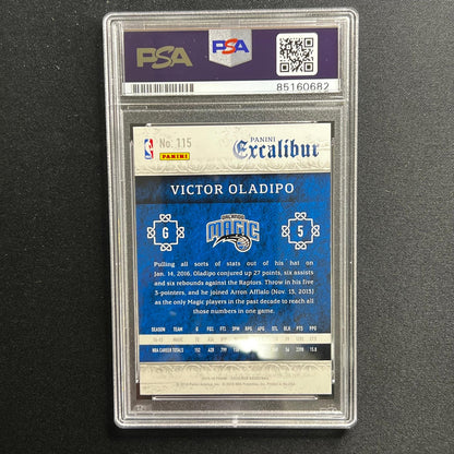 2015-16 Panini Excalibur #115 Victor Oladipo Signed Card AUTO PSA/DNA Slabbed Ma
