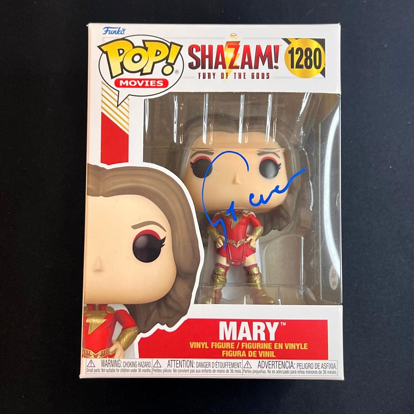 Grace Caroline Currey Signed Funko Pop #1280 PSA/DNA Shazam