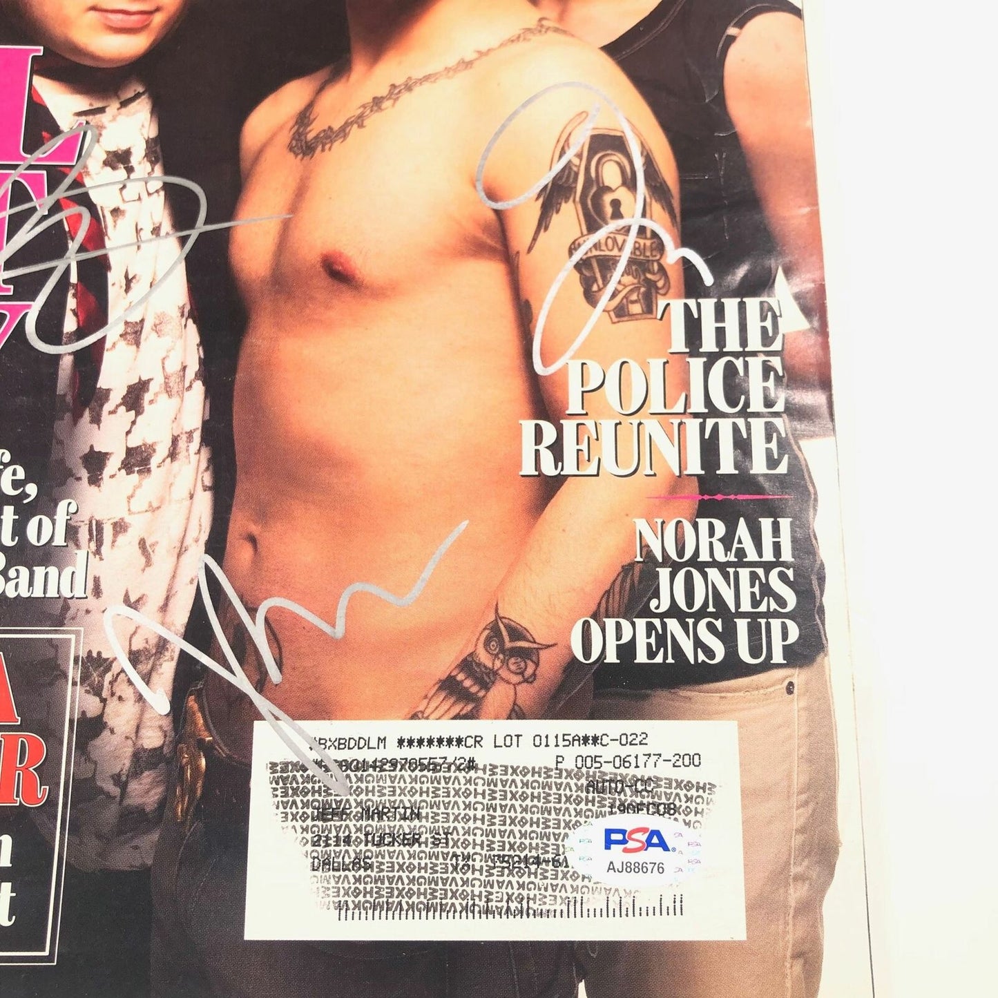 Fall Out Boy Signed Rolling Stones Magazine PSA/DNA Autographed Musician