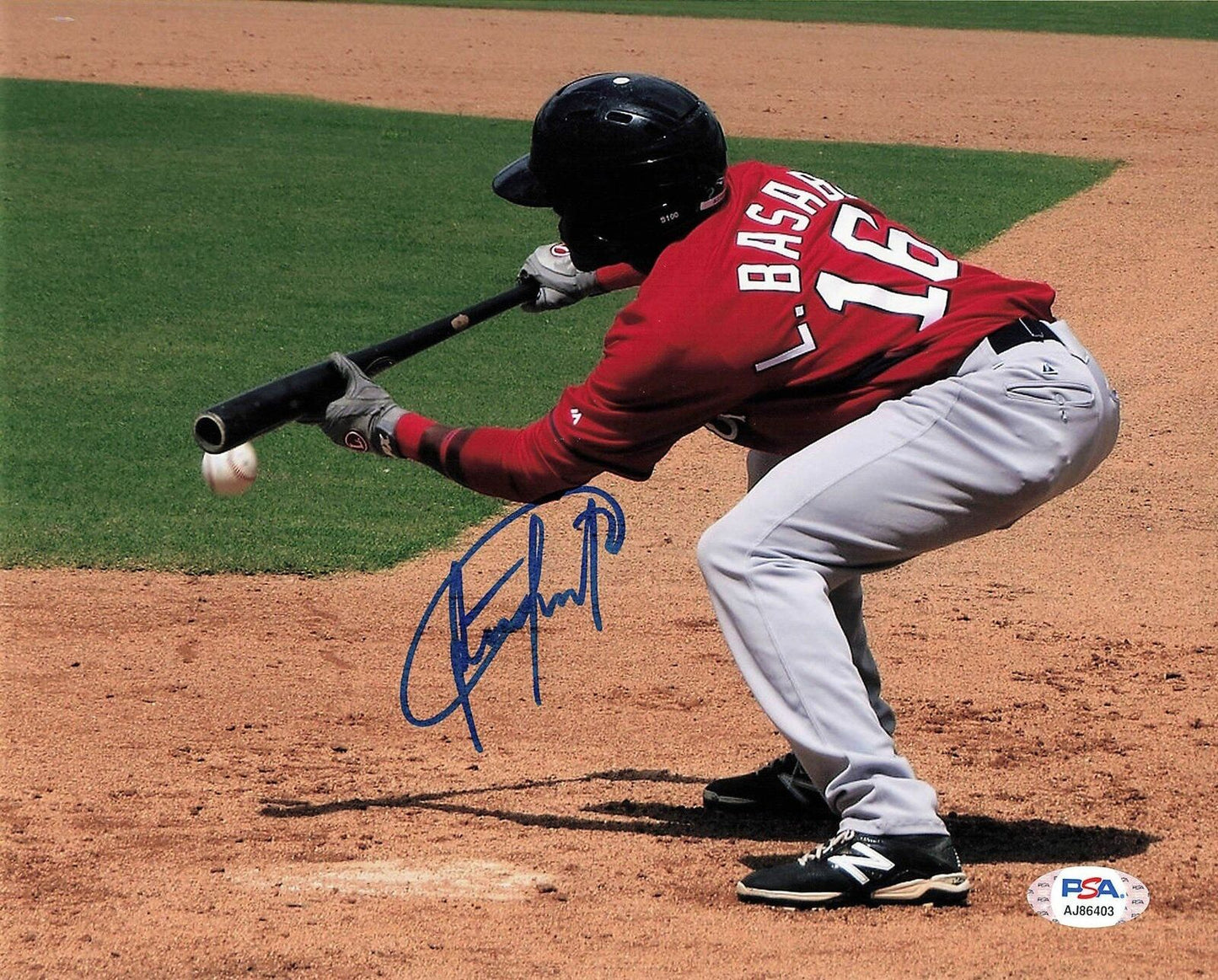 LUIS ALEXANDER BASABE signed 8x10 photo PSA/DNA Boston Red Sox Autographed