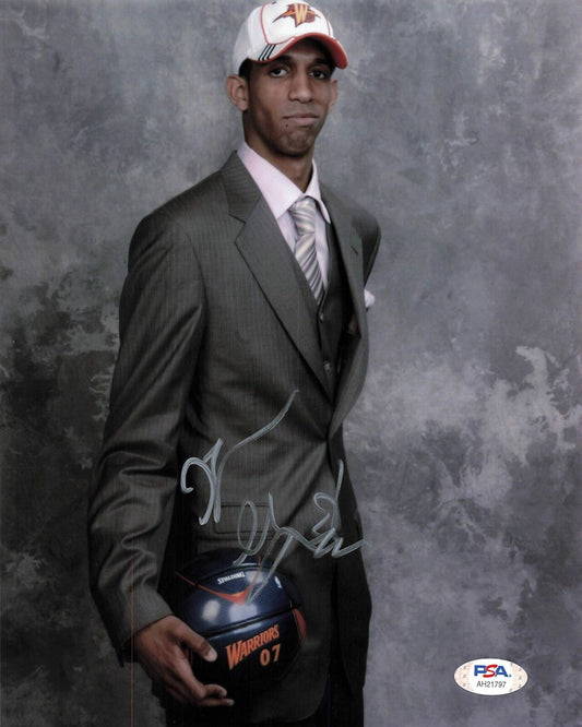 Brandan Wright signed 8x10 photo PSA/DNA Warriors Autographed