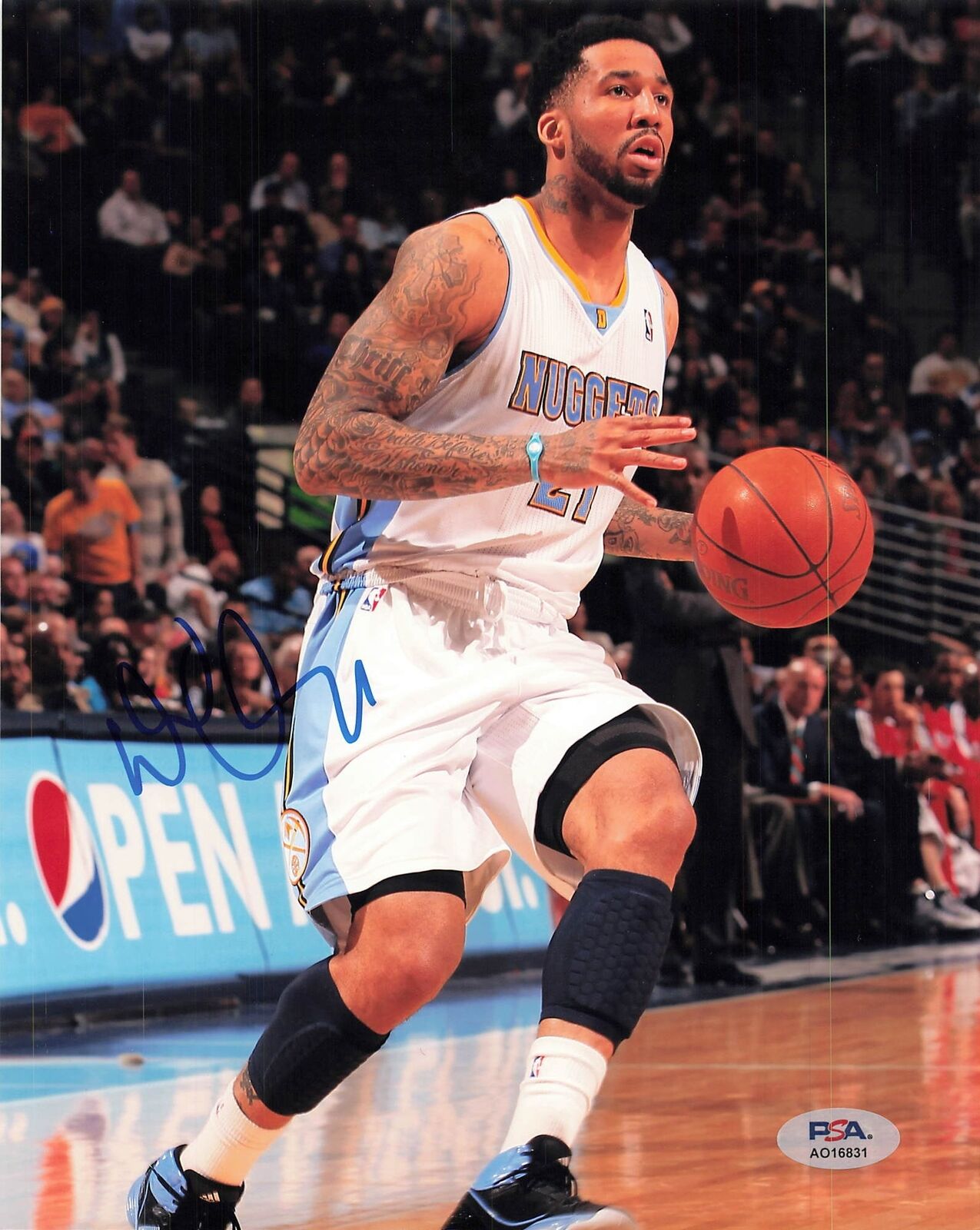 Wilson Chandler signed 8x10 photo PSA/DNA Denver Nuggets Autographed