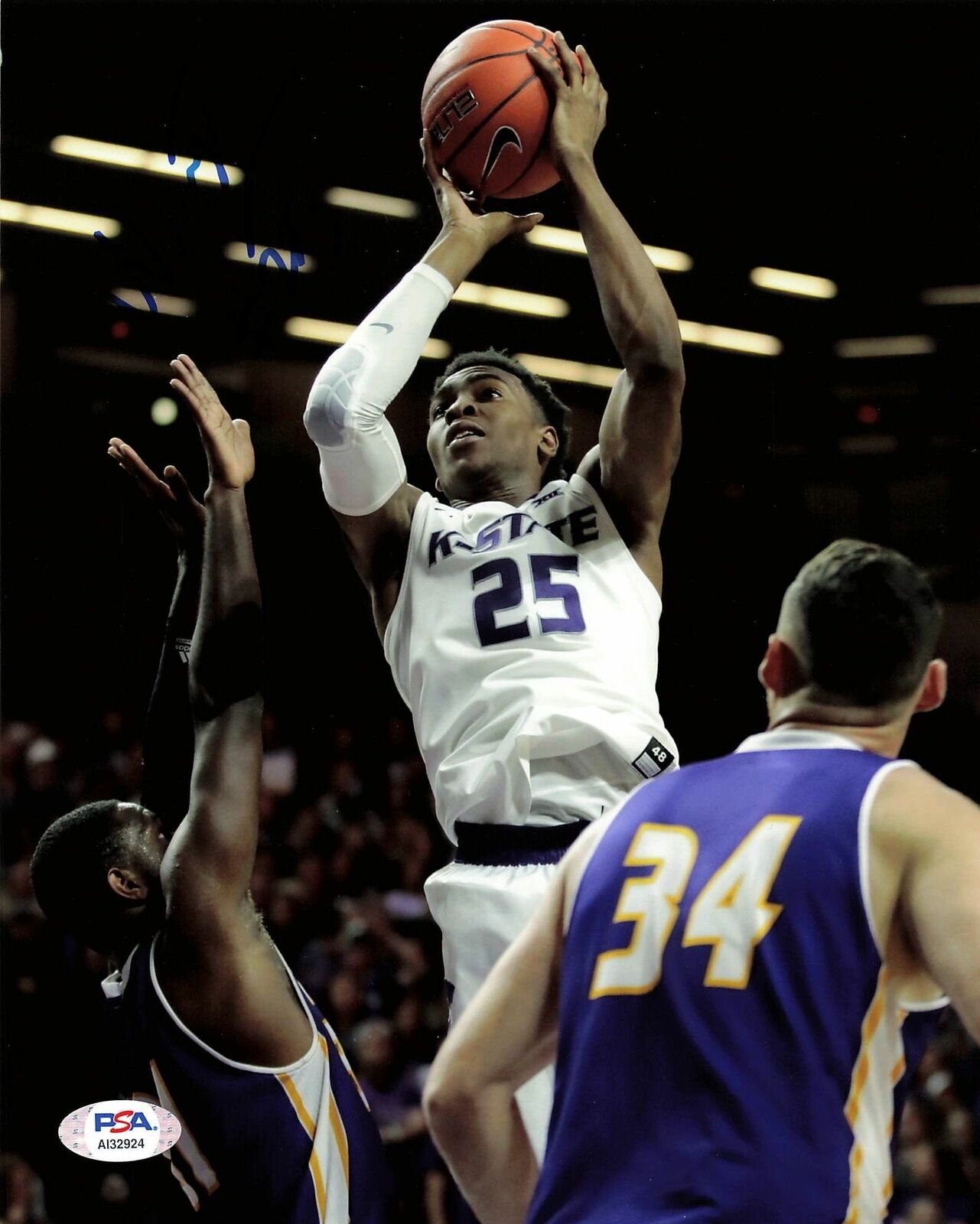 Wesley Iwundu signed 8x10 Photo PSA/DNA Kansas State Autographed