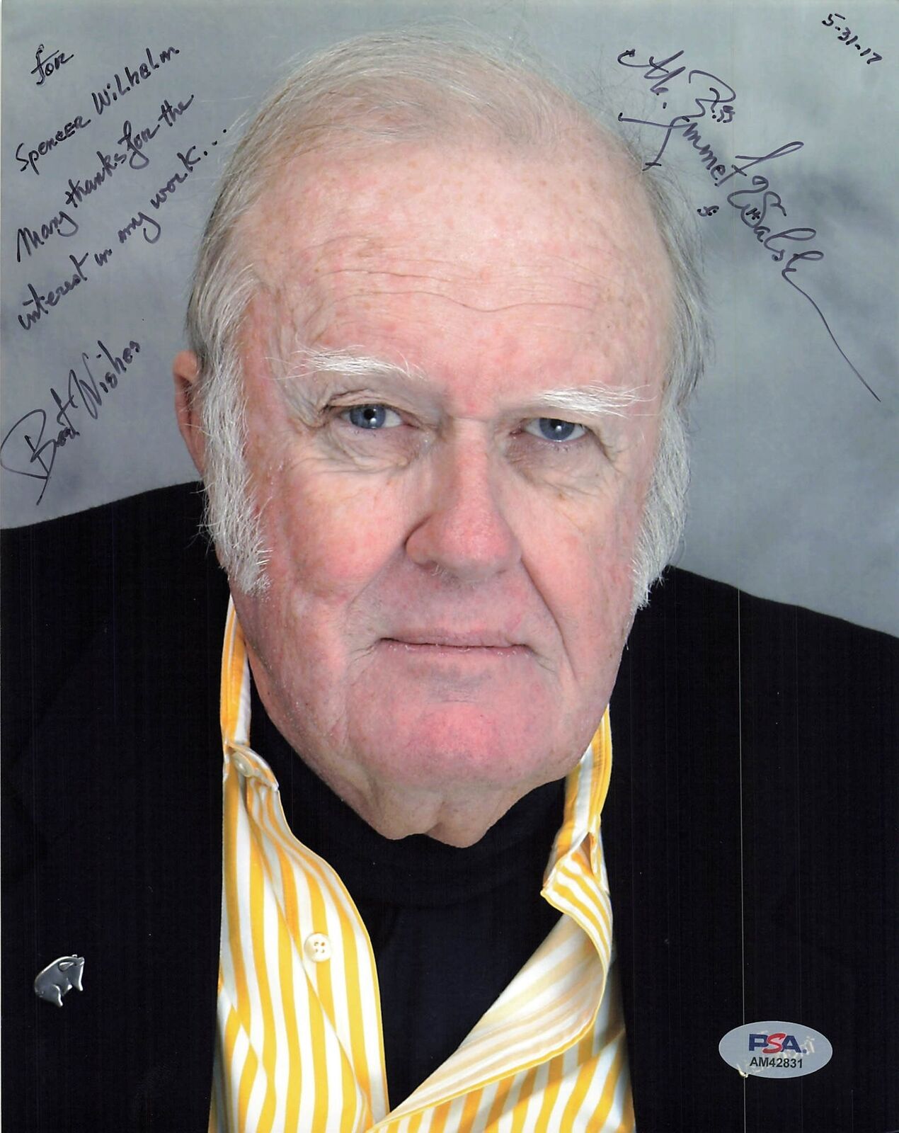 M. EMMETT WALSH signed 8x10 photo PSA/DNA Autographed Actor