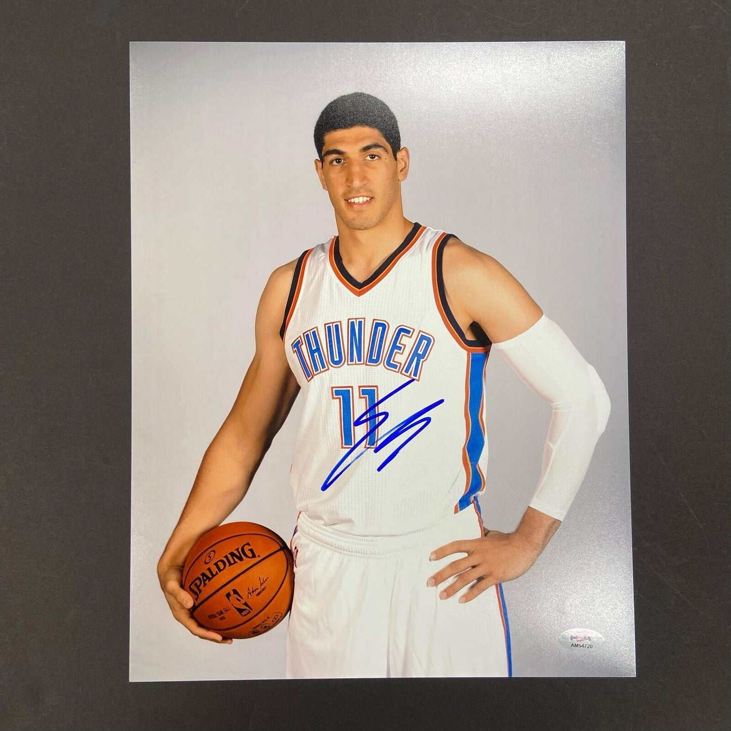 Enes Kanter signed 11x14 photo PSA/DNA Oklahoma City Thunder Autographed