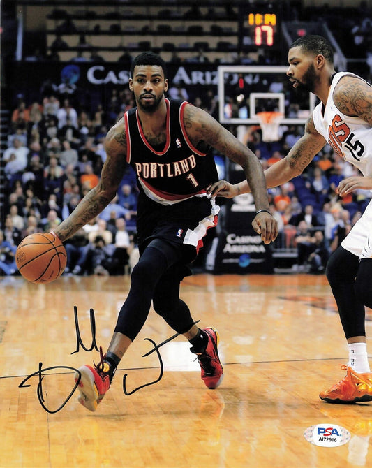 Dorell Wright signed 8x10 photo PSA/DNA Portland Trailblazers Autographed