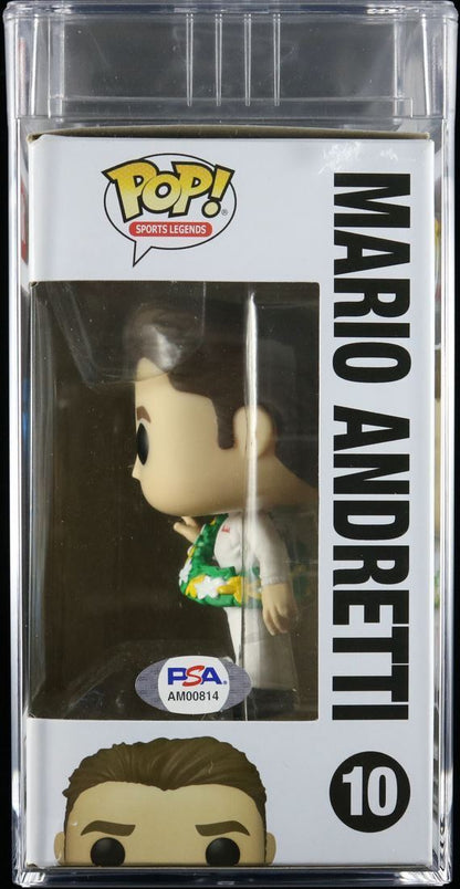 Mario Andretti Signed Funko Pop PSA/DNA Autographed Nascar Racing