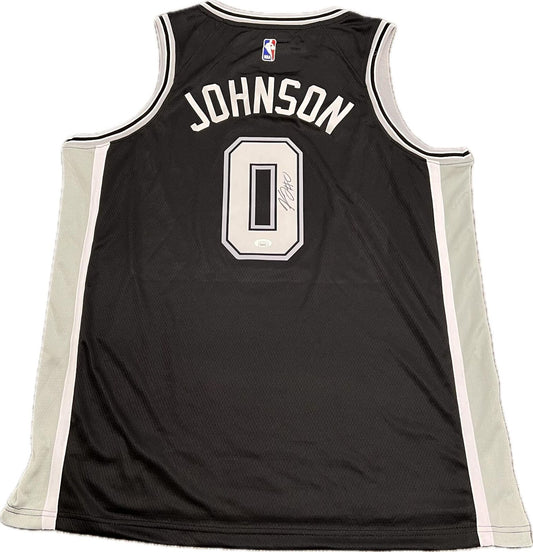 Keldon Johnson signed jersey JSA San Antonio Spurs Autographed