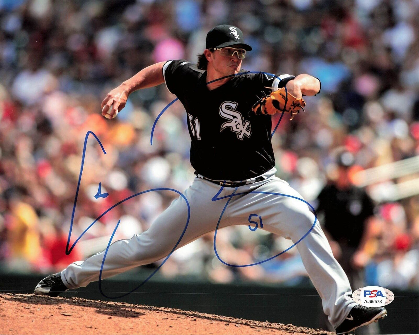 CARSON FULMER signed 8x10 photo Chicago White Sox PSA/DNA Autographed