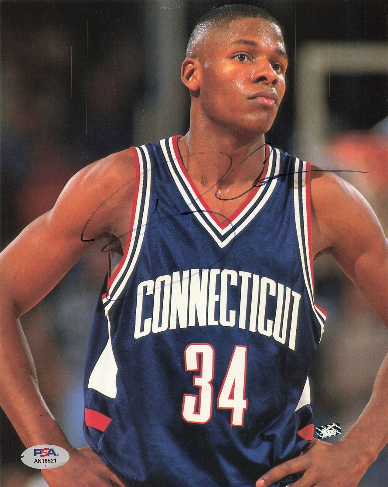 Ray Allen signed 8x10 photo PSA/DNA Connecticut Autographed