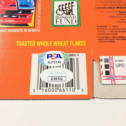 RICHARD PETTY Signed Cereal Box PSA/DNA Autographed Nascar Racing