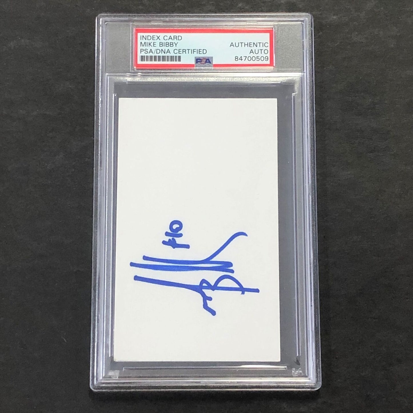 Mike Bibby signed cut PSA/DNA slabbed Autographed Kings