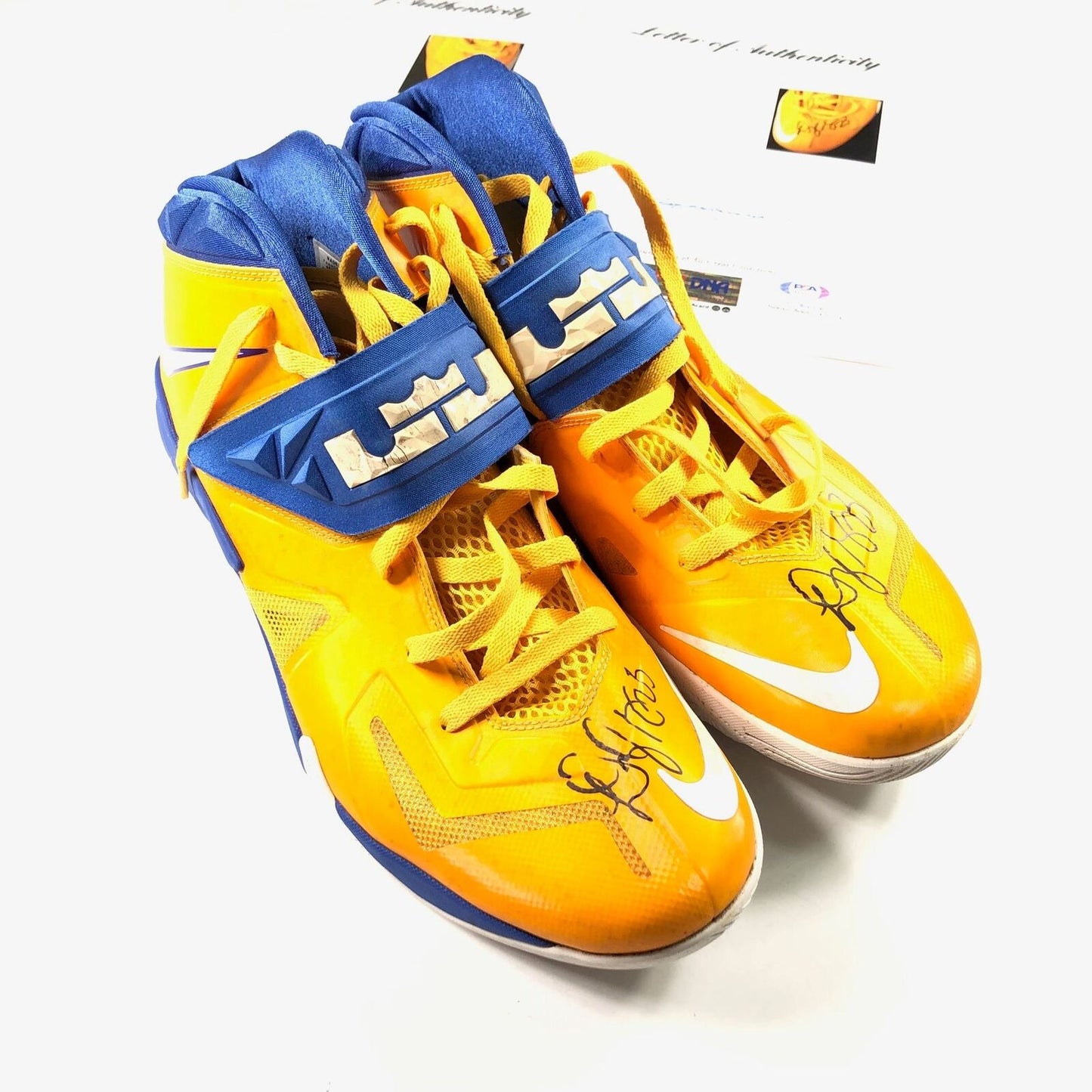 Draymond Green Signed Shoes PSA/DNA LOA Warriors Autographed Sneaker