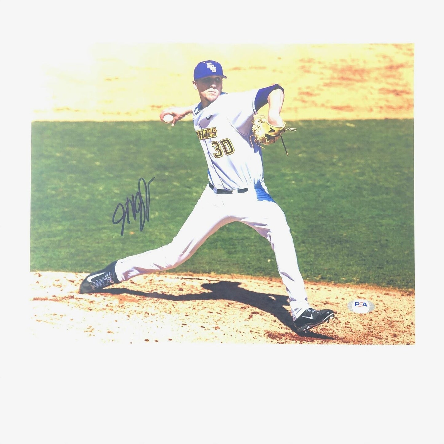 Jeff Hoffman signed 11x14 photo PSA/DNA Colorado Rockies Autographed