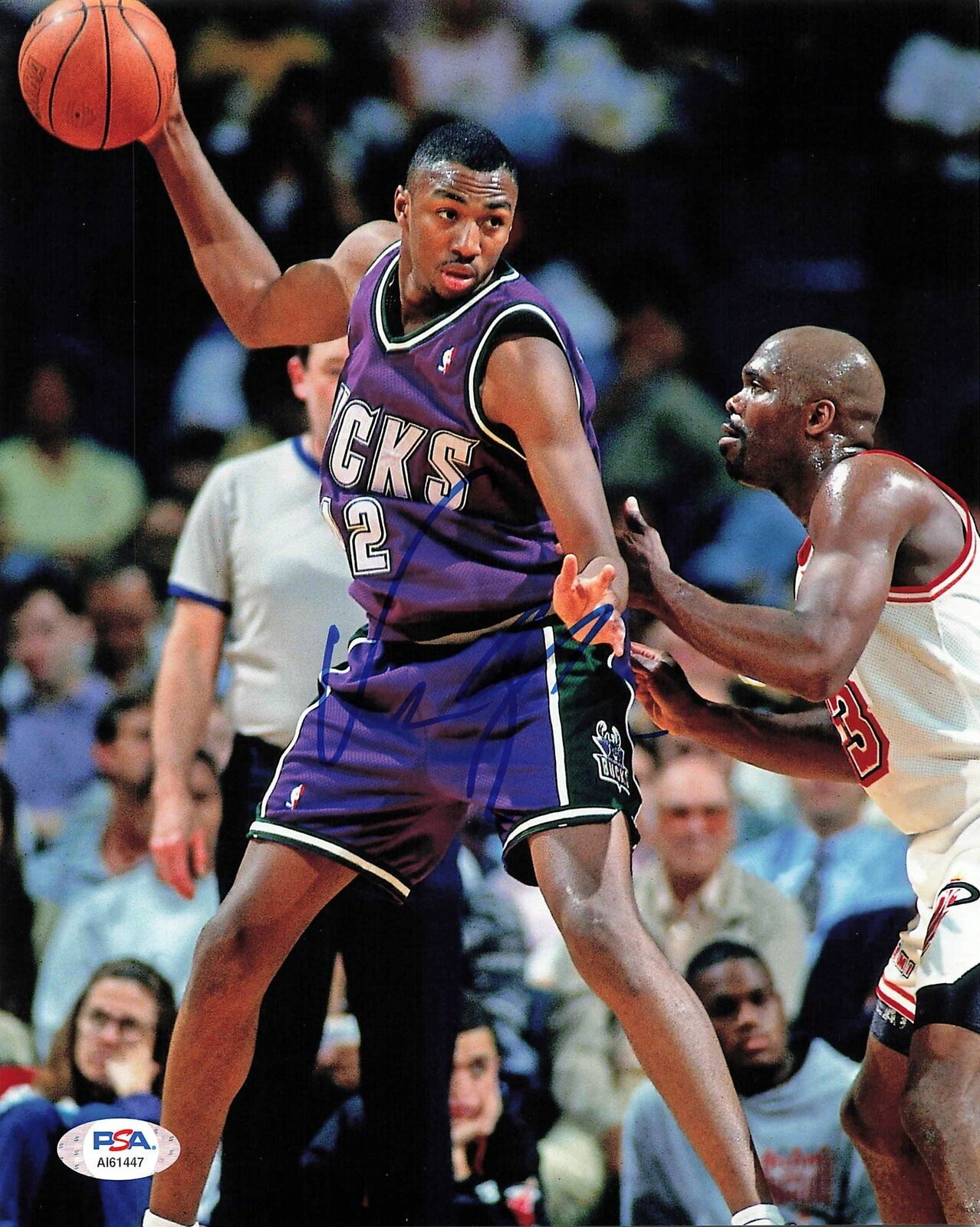 Vin Baker signed 8x10 photo PSA/DNA Milwaukee Bucks Autographed