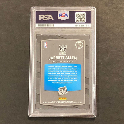 2017 Donruss Rated Rookie # 179 Jarrett Allen Signed Card AUTO 10 PSA Slabbed RC